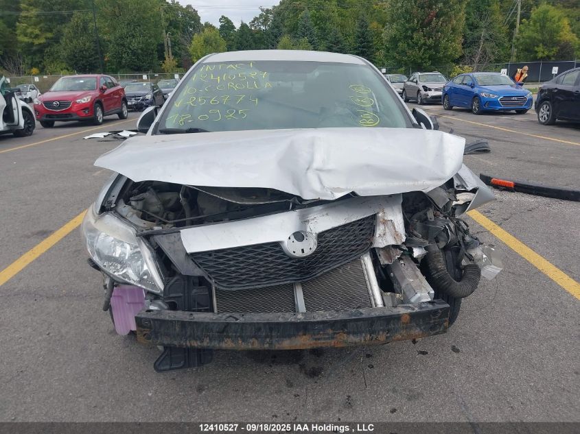 2010 Toyota Corolla VIN: 2T1BU4EE8AC256774 Lot: 12410527