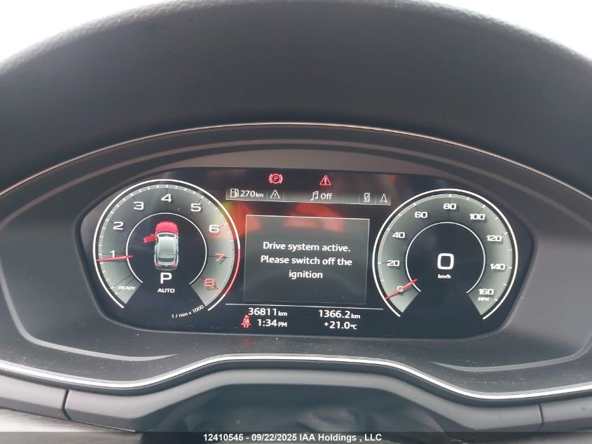 2023 Audi A5 45 Technik VIN: WAUEACF5XPA039512 Lot: 12410545