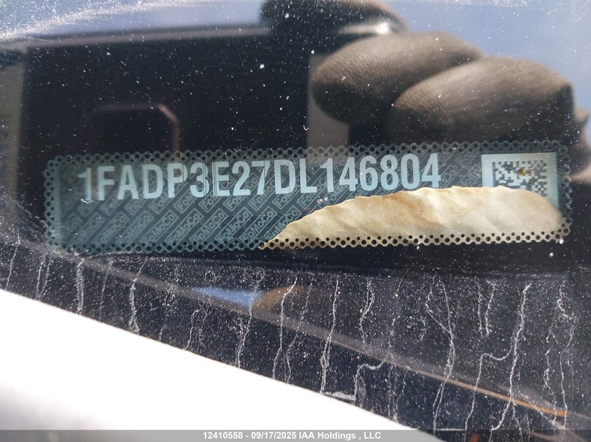 1FADP3E27DL146804 2013 FORD FOCUS photo no. 9
