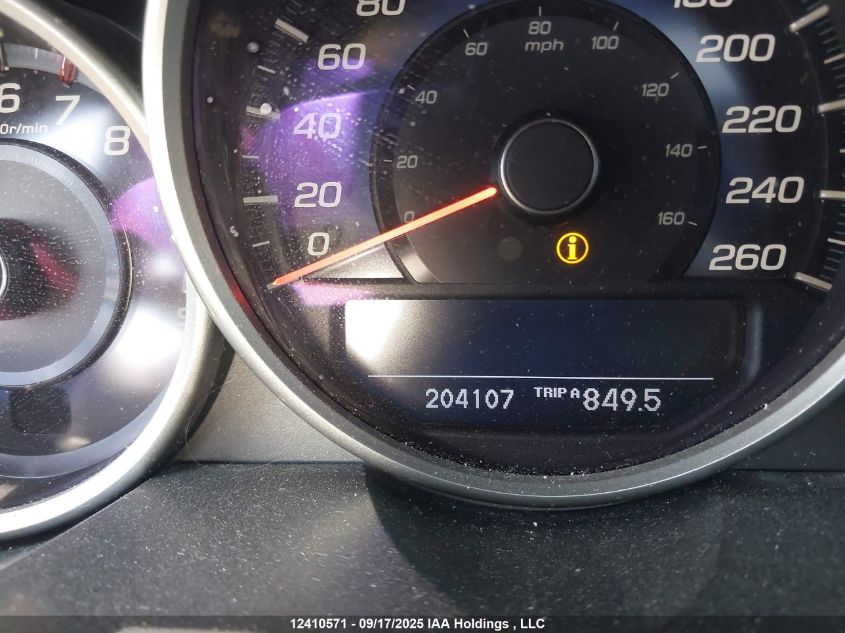 2010 Acura Rl VIN: JH4KB2F32AC800040 Lot: 12410571