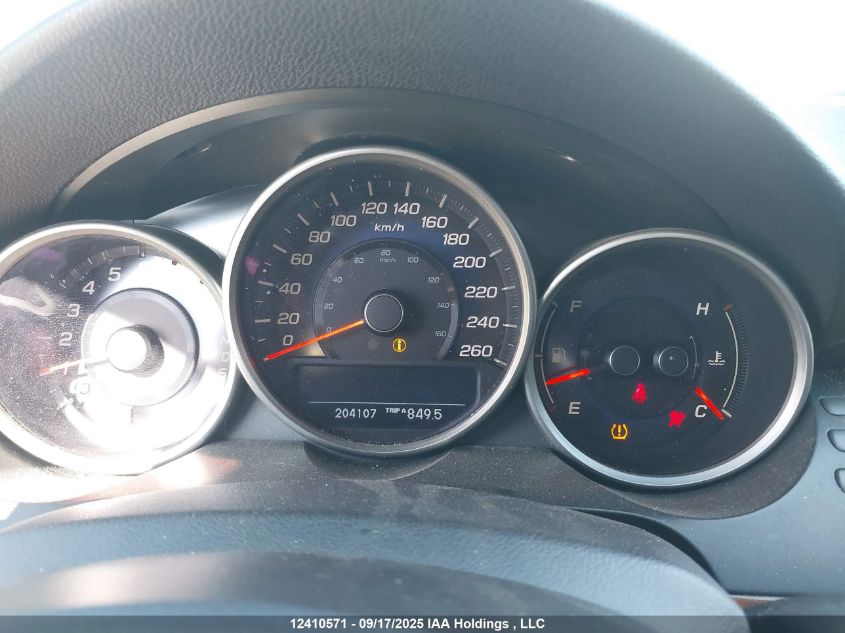 2010 Acura Rl VIN: JH4KB2F32AC800040 Lot: 12410571