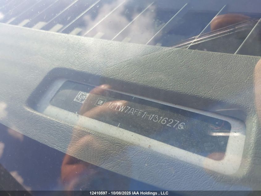 2017 GMC GMC VIN: 1GTW7AFF1H1316276 Lot: 12410597