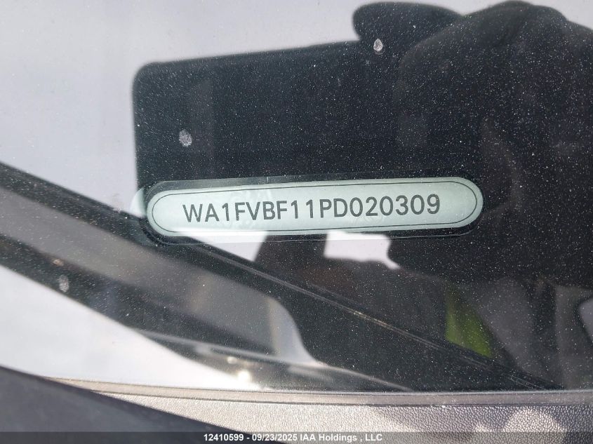 2023 Audi Q8 55 Technik VIN: WA1FVBF11PD020309 Lot: 12410599