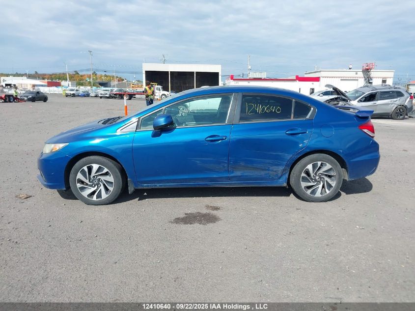 2013 Honda Civic Ex VIN: 2HGFB2E50DH011989 Lot: 12410640