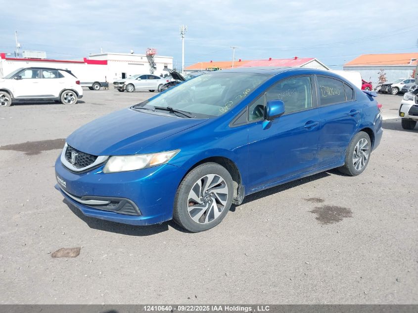 2013 Honda Civic Ex VIN: 2HGFB2E50DH011989 Lot: 12410640