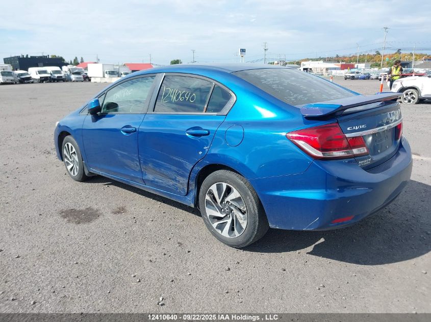 2013 Honda Civic Ex VIN: 2HGFB2E50DH011989 Lot: 12410640