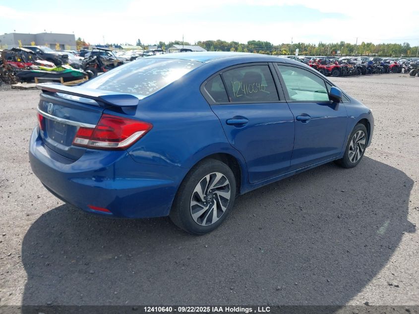 2013 Honda Civic Ex VIN: 2HGFB2E50DH011989 Lot: 12410640