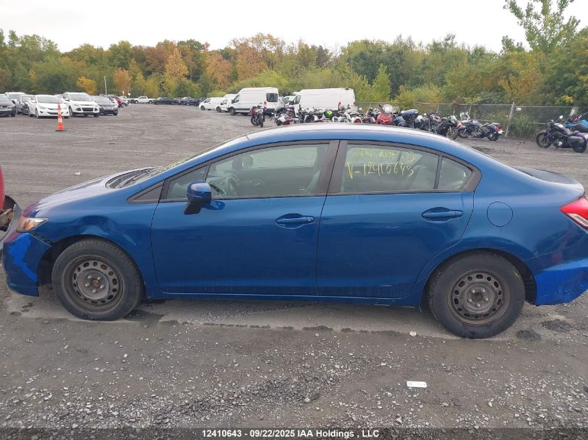 2014 Honda Civic VIN: 2HGFB2F43EH001772 Lot: 12410643