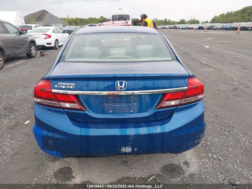 2014 Honda Civic VIN: 2HGFB2F43EH001772 Lot: 12410643