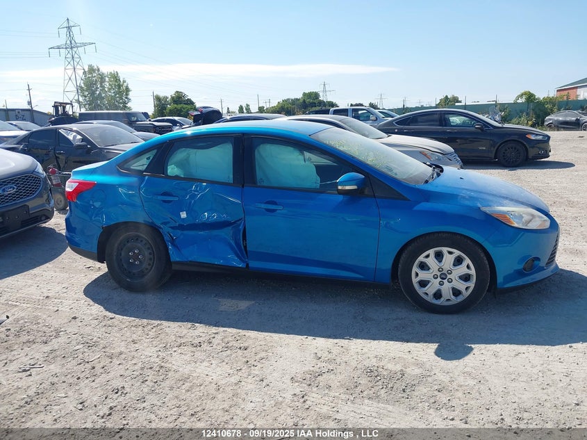 2014 Ford Focus Se VIN: 1FADP3F23EL377182 Lot: 12410678