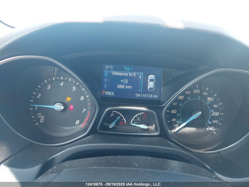 2014 Ford Focus Se VIN: 1FADP3F23EL377182 Lot: 12410678