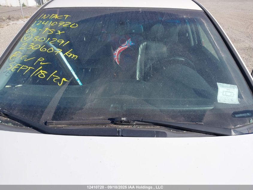 2008 Acura Tsx VIN: JH4CL968X8C801291 Lot: 12410720