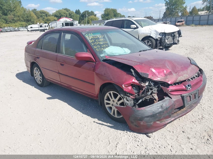 2HGES16675H046799 2005 Honda Civic Lx auction photo 1