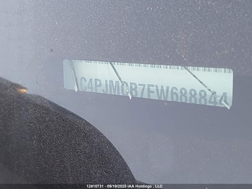 2015 Jeep Cherokee Latitude VIN: 1C4PJMCB7FW688844 Lot: 12410731