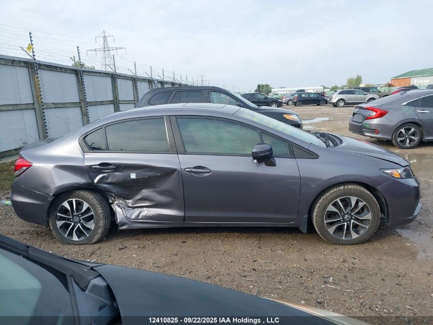 2015 Honda Civic Ex VIN: 2HGFB2F57FH017161 Lot: 12410825
