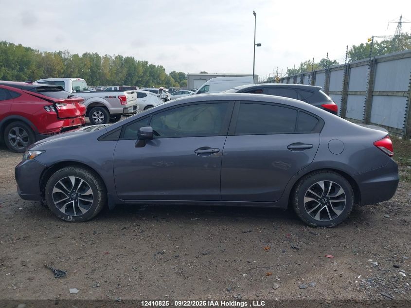 2015 Honda Civic Ex VIN: 2HGFB2F57FH017161 Lot: 12410825