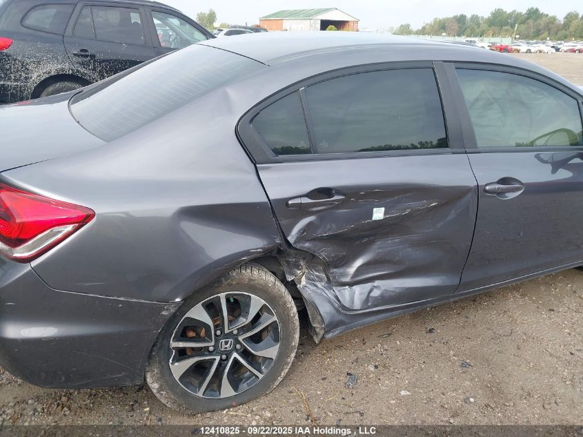 2015 Honda Civic Ex VIN: 2HGFB2F57FH017161 Lot: 12410825