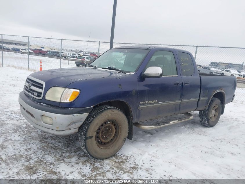2002 Toyota Tundra Access Cab/Access Cab Sr5 VIN: 5TBRT34162S225955 Lot: 12410828