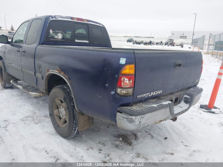 2002 Toyota Tundra Access Cab/Access Cab Sr5 VIN: 5TBRT34162S225955 Lot: 12410828
