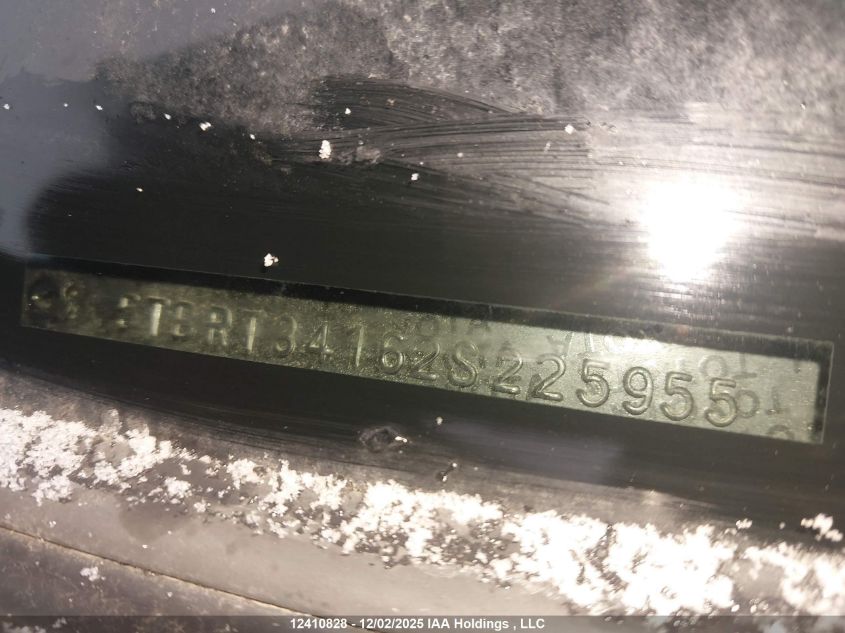 2002 Toyota Tundra Access Cab/Access Cab Sr5 VIN: 5TBRT34162S225955 Lot: 12410828