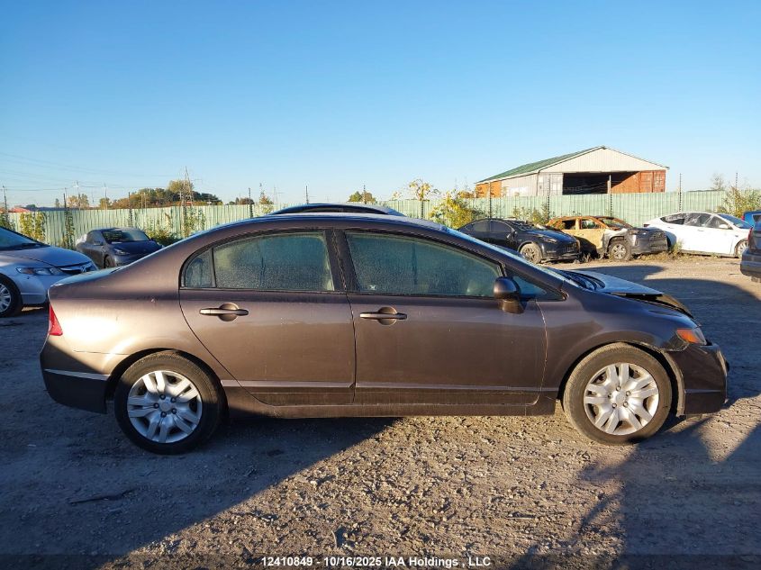 2009 Honda Civic Lx VIN: 2HGFA16519H543559 Lot: 12410849