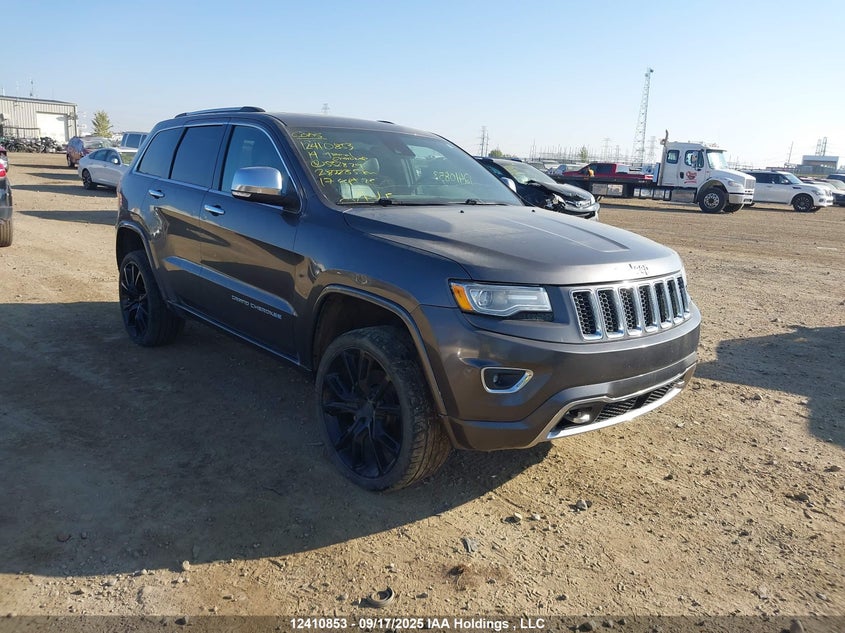 1C4RJFCM3EC552829 2014 Jeep Grand Cherokee Overland auction photo 1