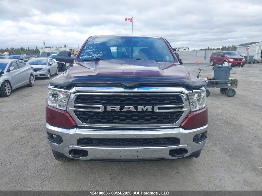 2022 Ram 1500 Big Horn/Lone Star VIN: 1C6SRFFT4NN106813 Lot: 12410883