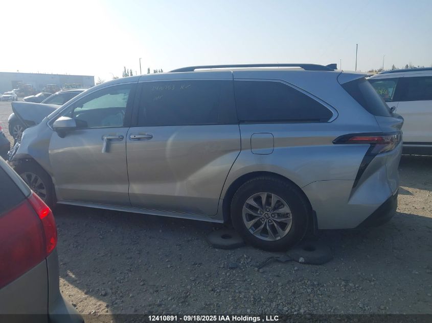 2024 Toyota Sienna Le VIN: 5TDGRKEC7RS214786 Lot: 12410891