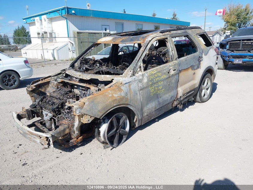 1FM5K8D83GGC42986 2016 FORD EXPLORER photo no. 2