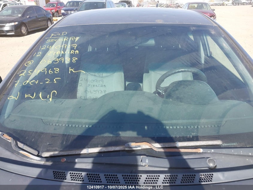 2012 Hyundai Elantra Gl VIN: 5NPDH4AE0CH063988 Lot: 12410917