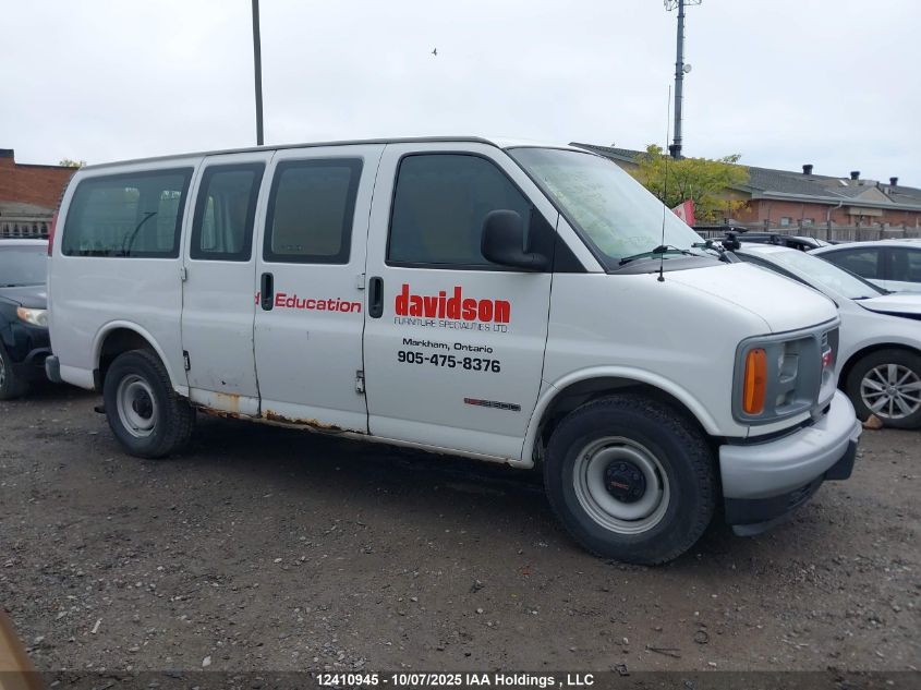 2001 GMC Savana VIN: 1GTFG25M921206993 Lot: 12410945
