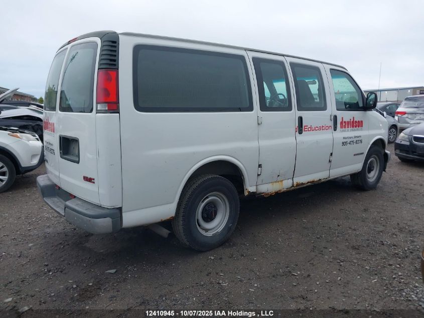 2001 GMC Savana VIN: 1GTFG25M921206993 Lot: 12410945