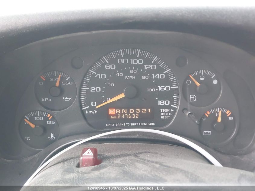 2001 GMC Savana VIN: 1GTFG25M921206993 Lot: 12410945