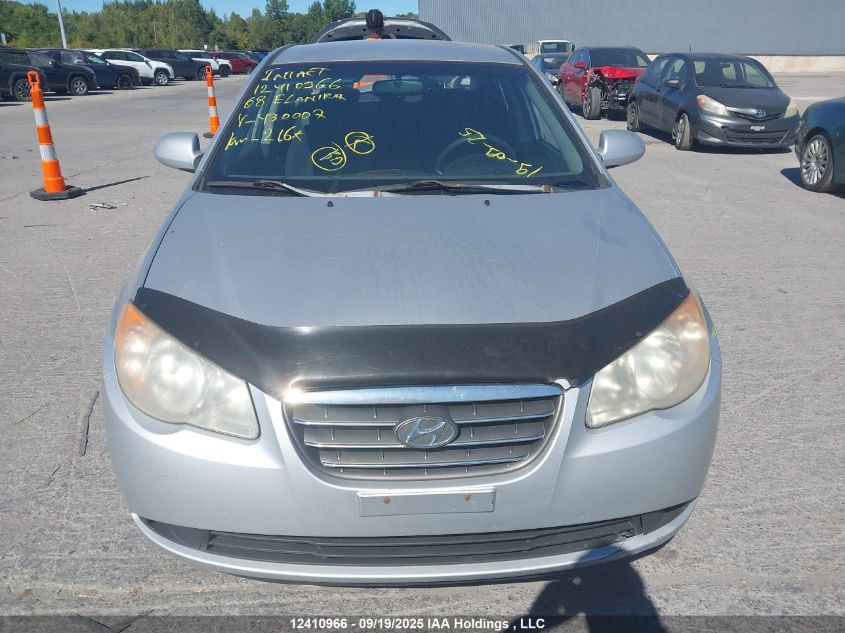 2008 Hyundai Elantra VIN: KMHDU45D28U430007 Lot: 12410966