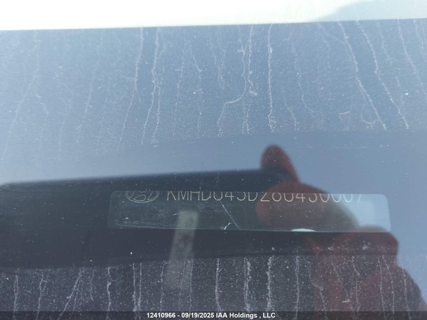 2008 Hyundai Elantra VIN: KMHDU45D28U430007 Lot: 12410966