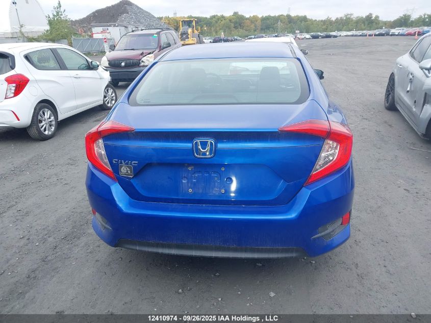 2016 Honda Civic Ex VIN: 2HGFC2F75GH033309 Lot: 12410974