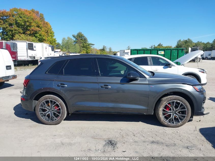 2025 Audi Q5 45 Progressiv VIN: WA1EAAFY4S2006276 Lot: 12411003