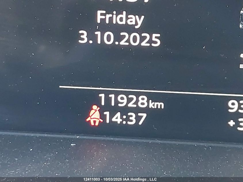 2025 Audi Q5 45 Progressiv VIN: WA1EAAFY4S2006276 Lot: 12411003