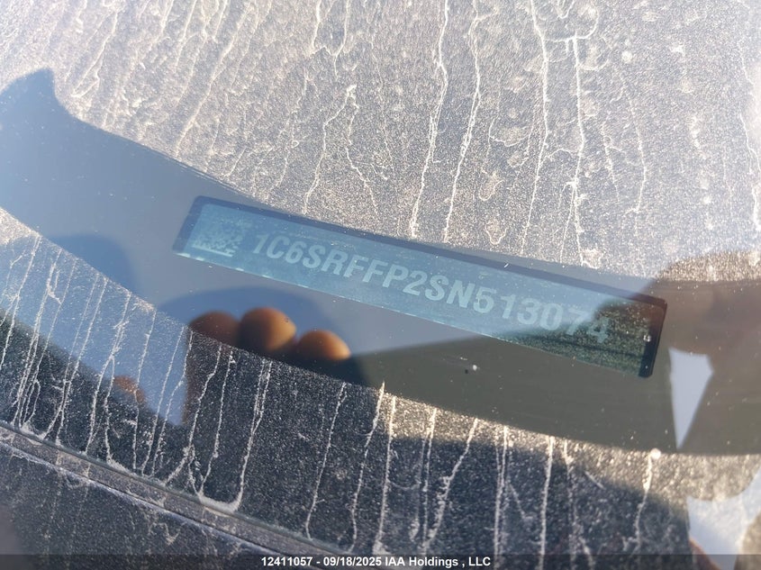 2025 Ram 1500 Big Horn/Lone Star VIN: 1C6SRFFP2SN513074 Lot: 12411057