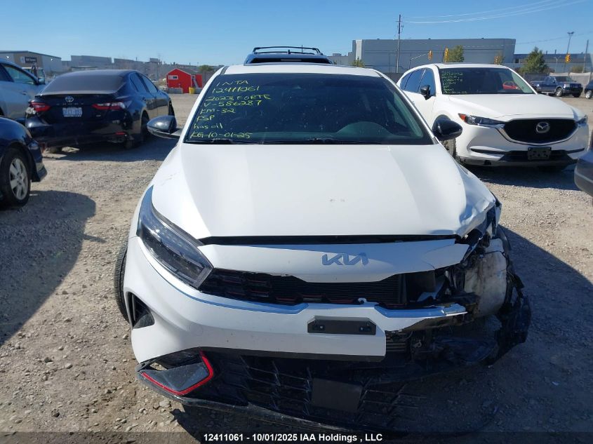 2023 Kia Forte VIN: 3KPF44AC3PE586287 Lot: 12411061