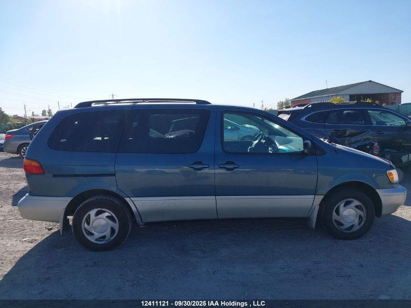 2000 Toyota Sienna Le/Xle VIN: 4T3ZF13C4YU292048 Lot: 12411121