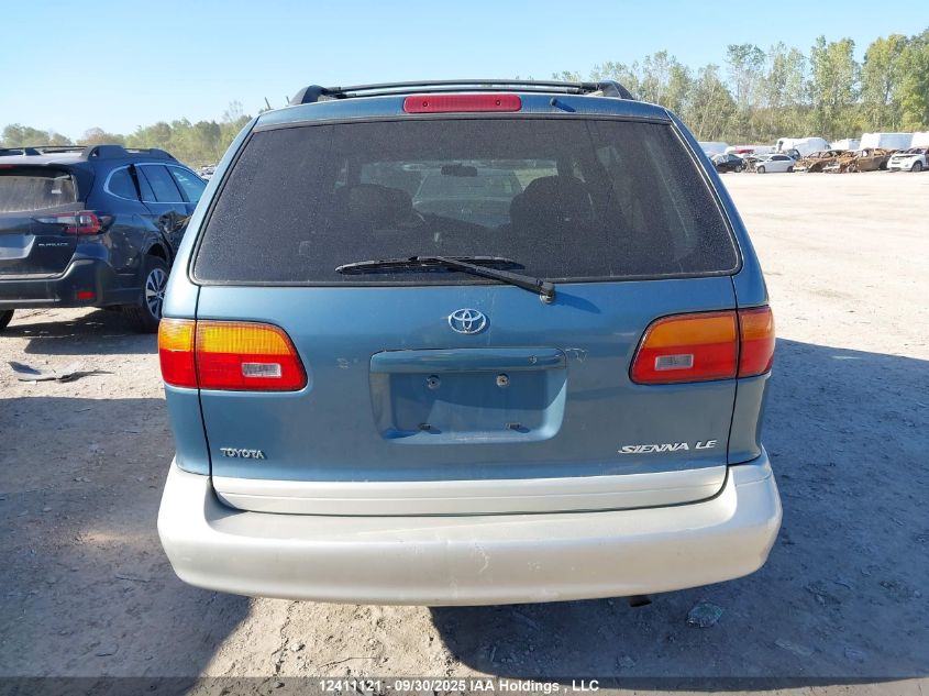 2000 Toyota Sienna Le/Xle VIN: 4T3ZF13C4YU292048 Lot: 12411121