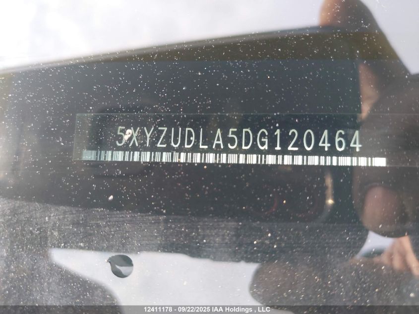 2013 Hyundai Santa Fe Sport VIN: 5XYZUDLA5DG120464 Lot: 12411178