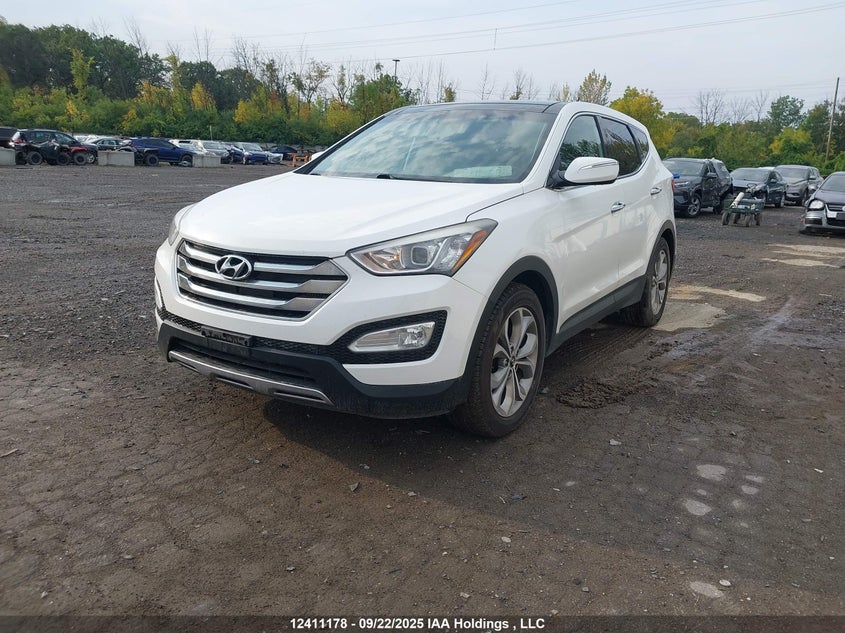 5XYZUDLA5DG120464 2013 HYUNDAI SANTA FE photo no. 2
