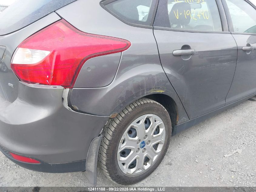 2012 Ford Focus VIN: 1FAHP3K24CL192790 Lot: 12411188