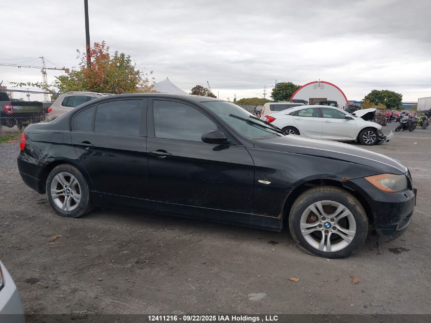 2008 BMW 328Xi VIN: WBAVC93598K038803 Lot: 12411216