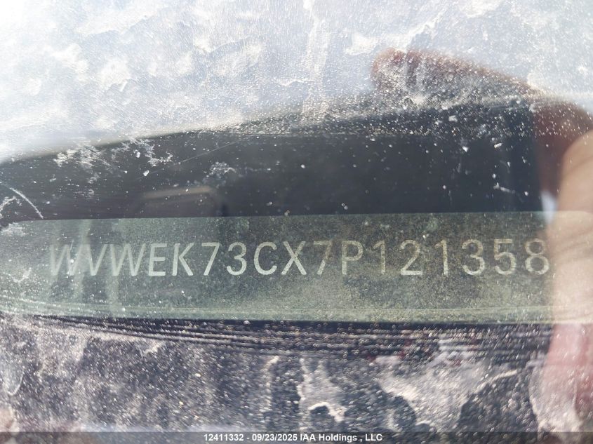2007 Volkswagen Passat 2.0T VIN: WVWEK73CX7P121358 Lot: 12411332