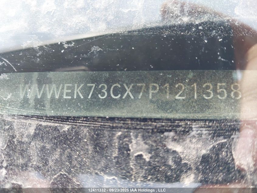 2007 Volkswagen Passat 2.0T VIN: WVWEK73CX7P121358 Lot: 12411332