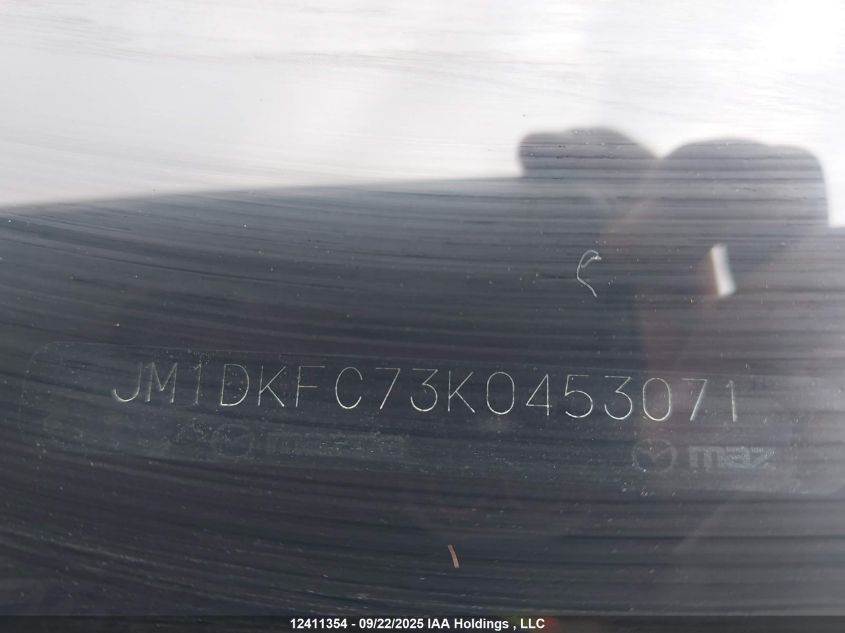 2019 Mazda Cx-3 VIN: JM1DKFC73K0453071 Lot: 12411354