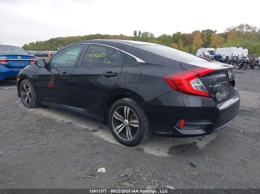 2016 Honda Civic VIN: 2HGFC2E28GH008670 Lot: 12411377